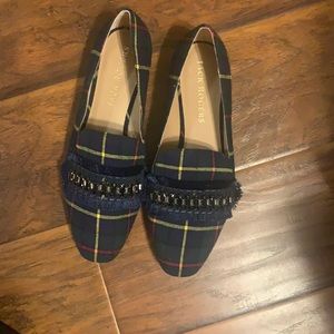 Jack Rogers plaid flats